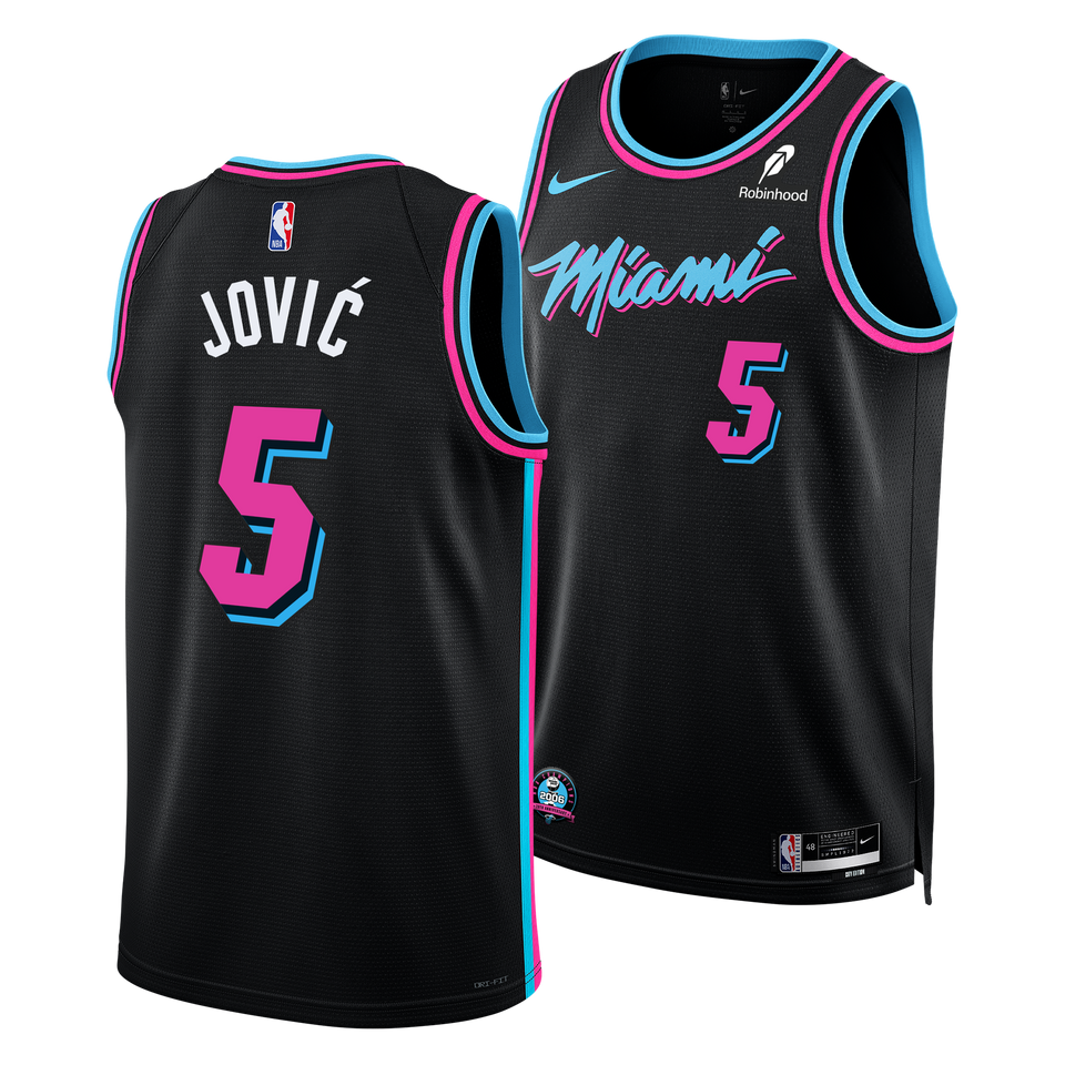 Nikola Jović Nike Original Vice Nights Swingman Jersey
