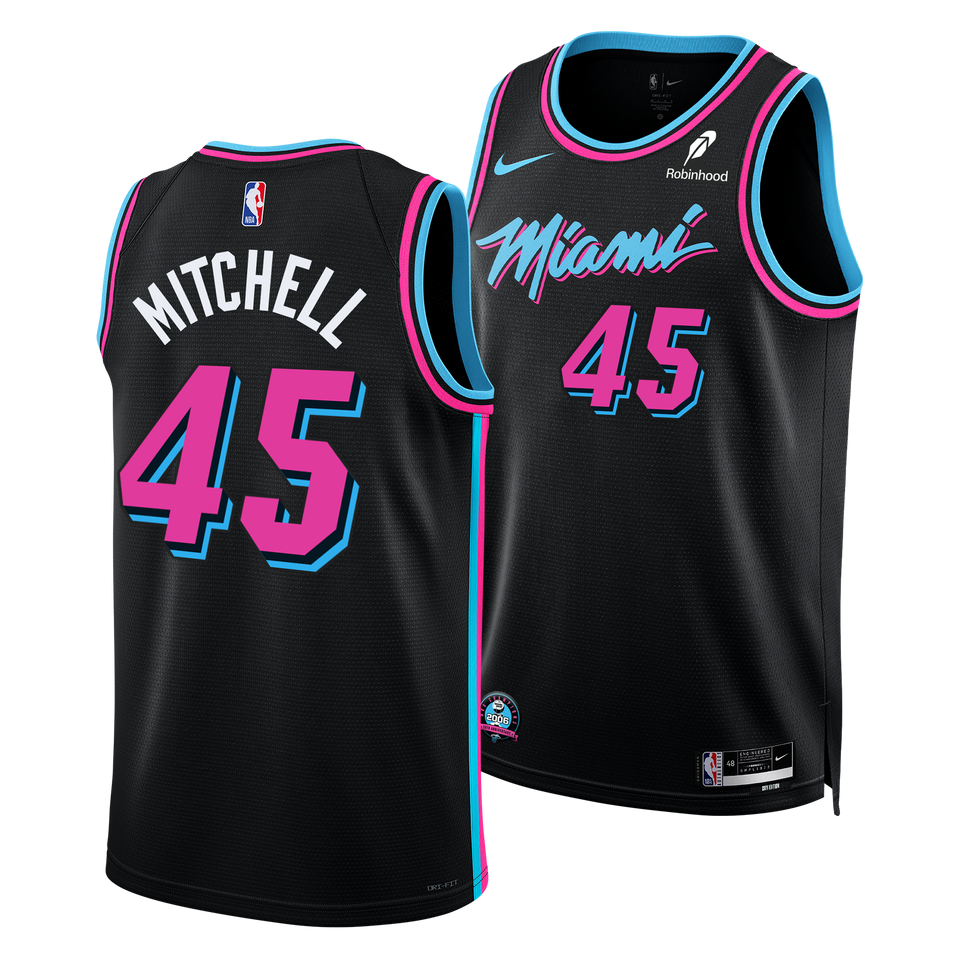 Davion Mitchell Nike Original Vice Nights Swingman Jersey