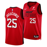 Kasparas Jakučionis Nike HEAT Culture: Blood Red Swingman Jersey