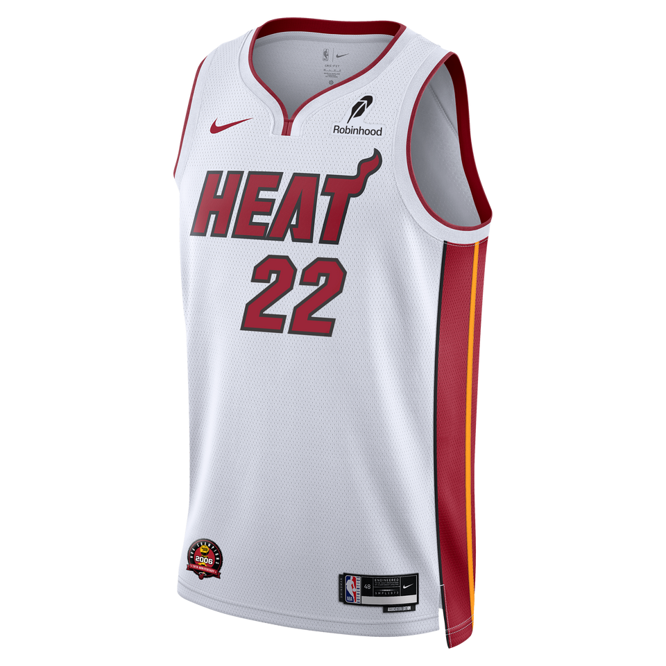 Andrew Wiggins Nike Miami HEAT Association White Youth Swingman Jersey