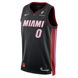 Simone Fontecchio Nike Miami HEAT Icon Black Youth Swingman Jersey