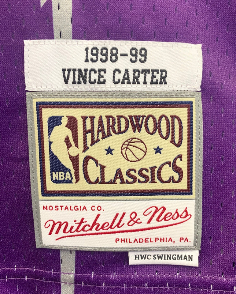 Vince Carter Toronto Raptors Hardwood Classics Throwback NBA Swingman Jersey
