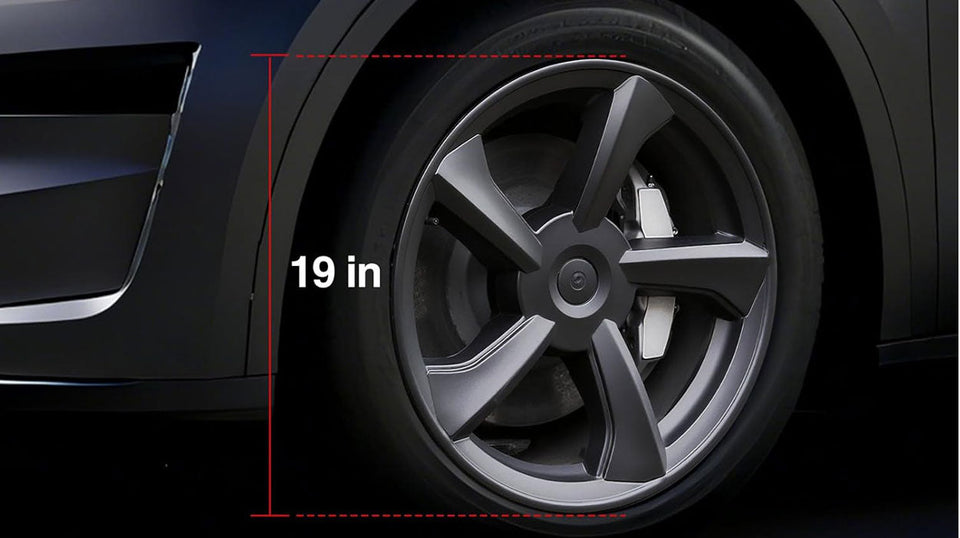 2025-2026 Tesla Model Y Juniper Wheel Covers (19 in) - 5 Spokes