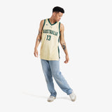 Jock Landale Australian Boomers National Away Sand Jersey