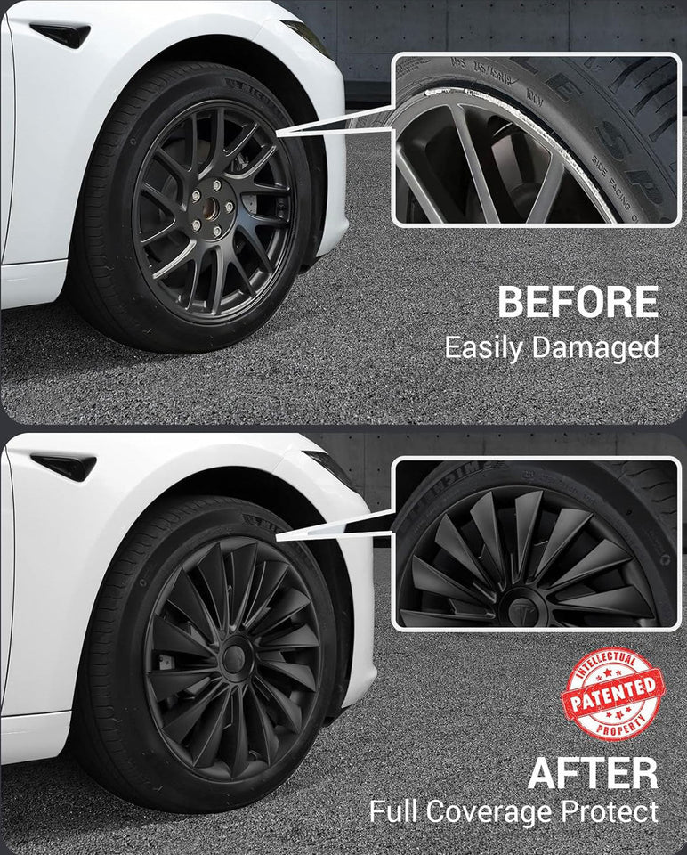 2024-2025 Tesla Model 3 Highland Wheel Covers (18 in) - Blade