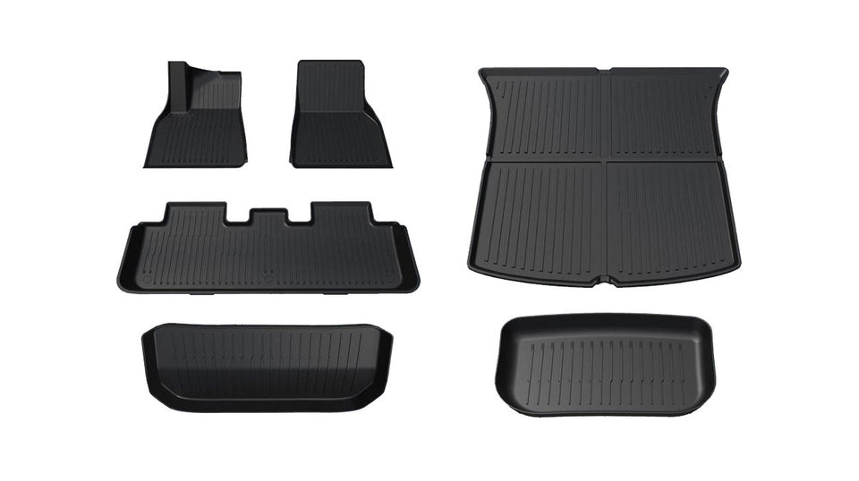 2025-2026 Tesla Model Y Juniper Floor Mats Full Set