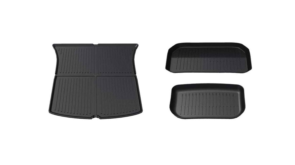 2025-2026 Tesla Model Y Juniper Front and Rear Trunk Mats Liners