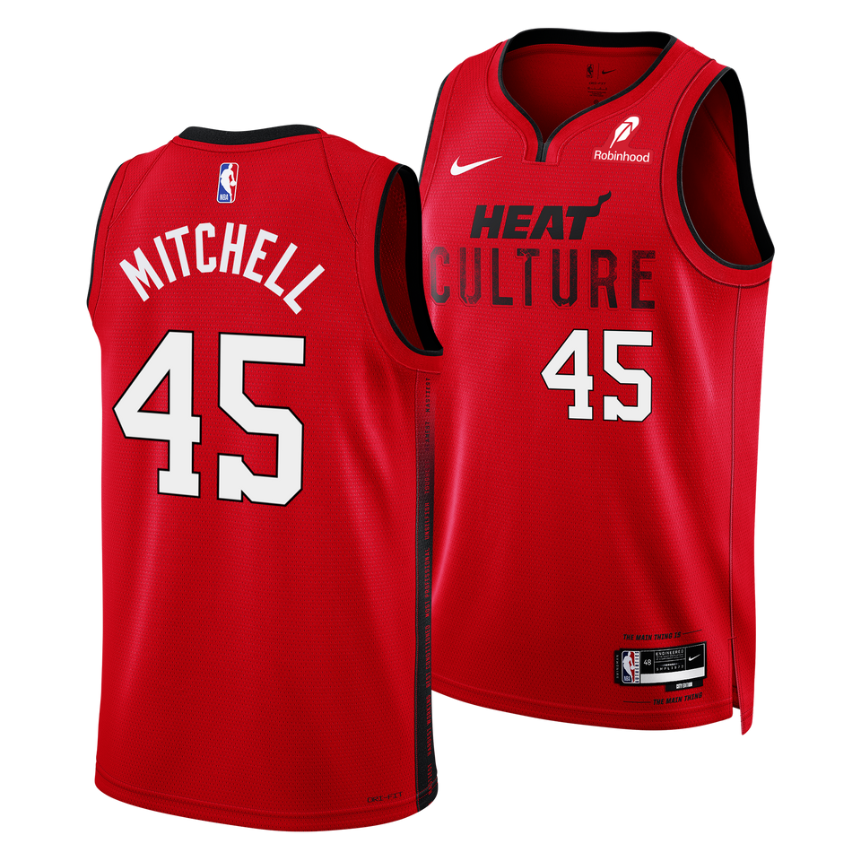 Davion Mitchell Nike HEAT Culture: Blood Red Youth Swingman Jersey