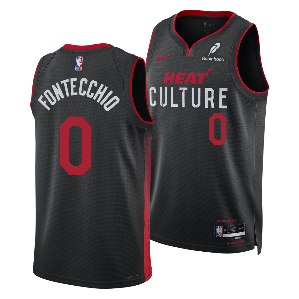 Simone Fontecchio Nike HEAT Culture Swingman Jersey