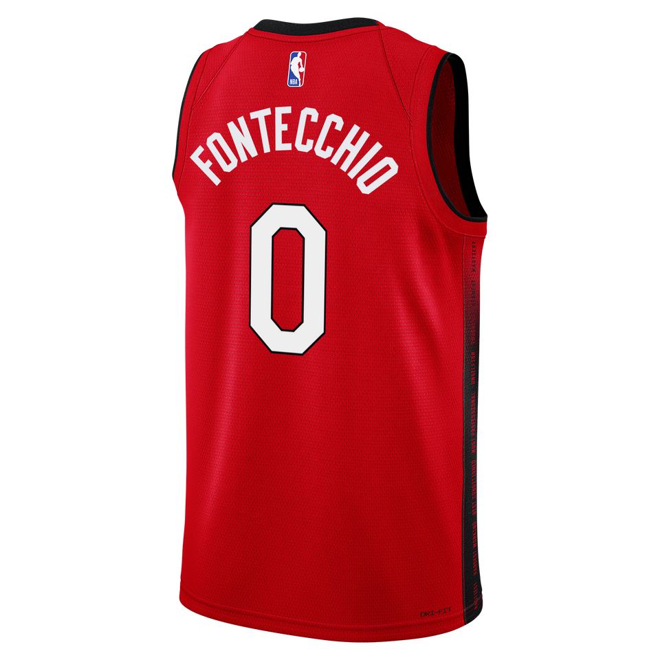 Simone Fontecchio Nike HEAT Culture: Blood Red Swingman Jersey