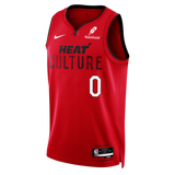 Simone Fontecchio Nike HEAT Culture: Blood Red Swingman Jersey