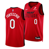 Simone Fontecchio Nike HEAT Culture: Blood Red Swingman Jersey