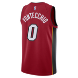 Simone Fontecchio Nike Jordan Brand Miami HEAT Statement Red Swingman Youth Jersey