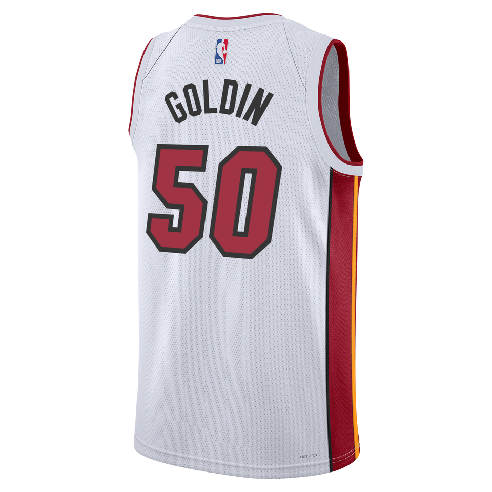 Vladislav Goldin Nike Miami HEAT Association White Swingman Jersey