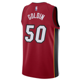 Vladislav Goldin Nike Jordan Brand Miami HEAT Statement Red Swingman Youth Jersey
