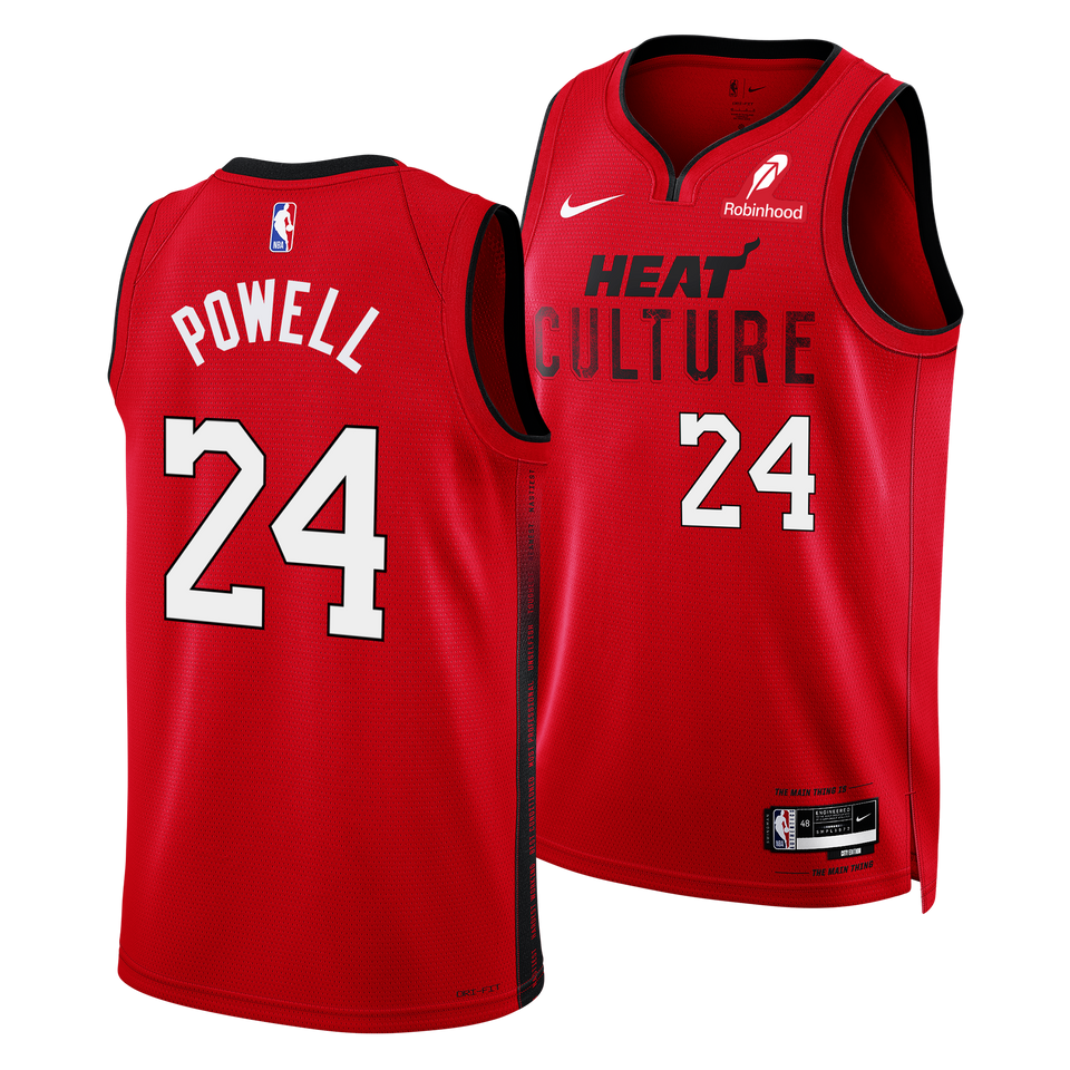 Norman Powell Nike HEAT Culture: Blood Red Swingman Jersey