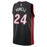 Norman Powell Nike Miami HEAT Icon Black Youth Swingman Jersey
