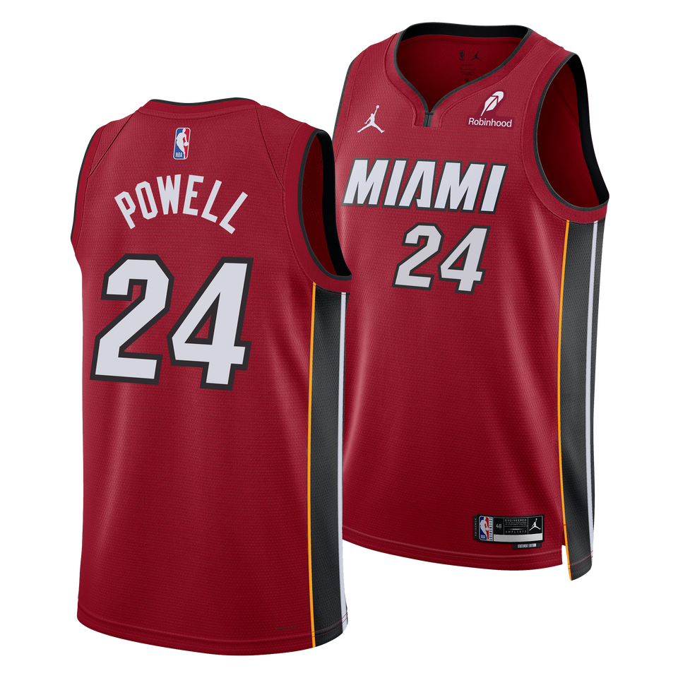 Norman Powell Nike Jordan Brand Miami HEAT Statement Red Swingman Youth Jersey