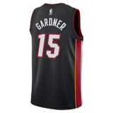 Myron Gardner Nike Miami HEAT Icon Black Youth Swingman Jersey