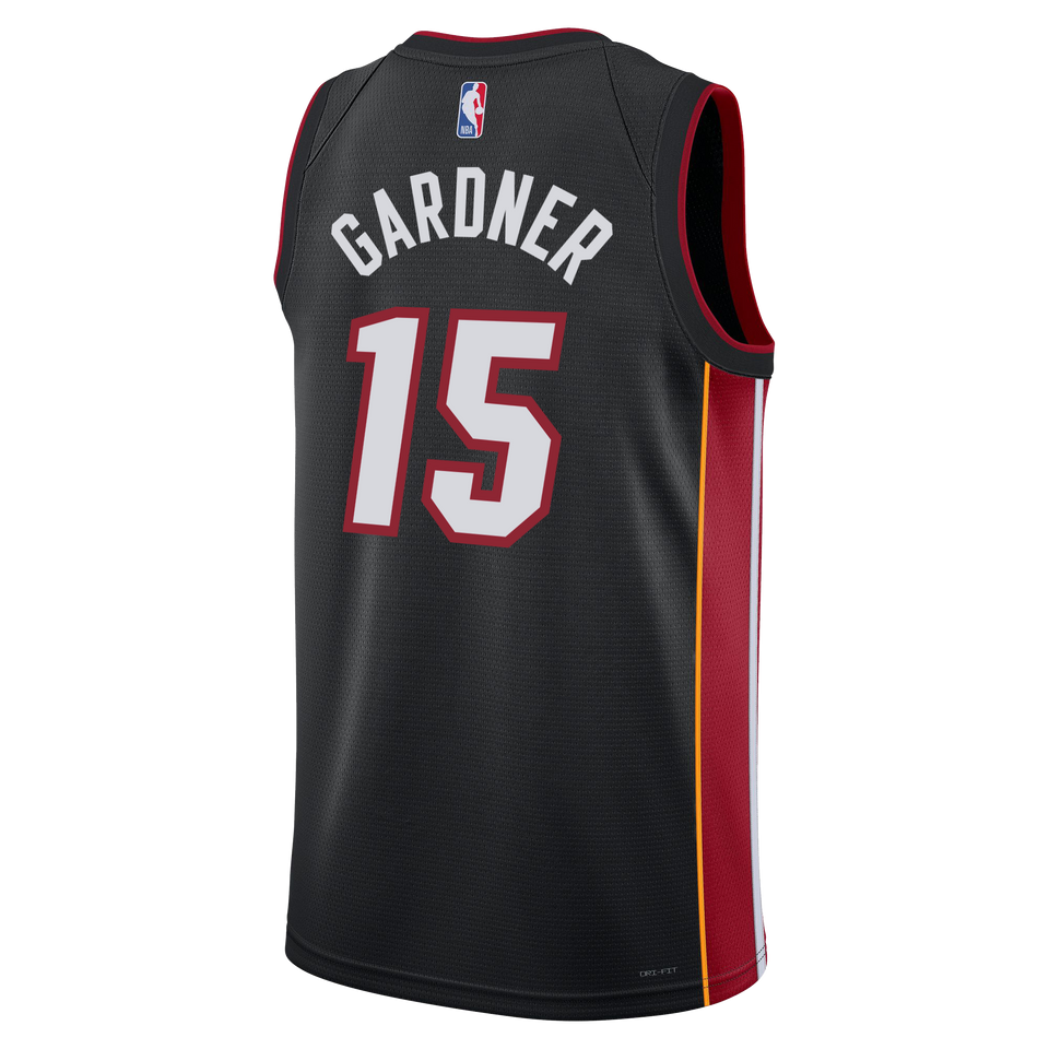 Myron Gardner Nike Miami HEAT Icon Black Swingman Jersey