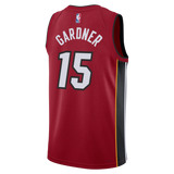 Myron Gardner Nike Jordan Brand Miami HEAT Statement Red Swingman Jersey