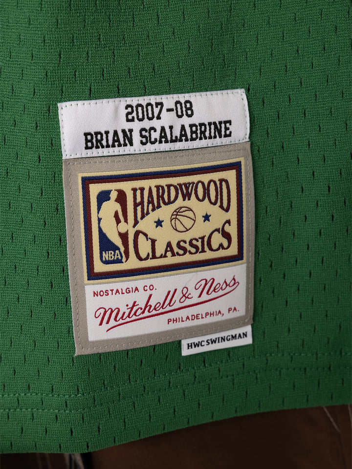 Brian Scalabrine Boston Celtics Hardwood Classics Throwback NBA Swingman Jersey