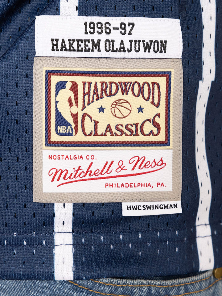 Hakeem Olajuwon Houston Rockets Hardwood Classics Throwback NBA Swingman Jersey