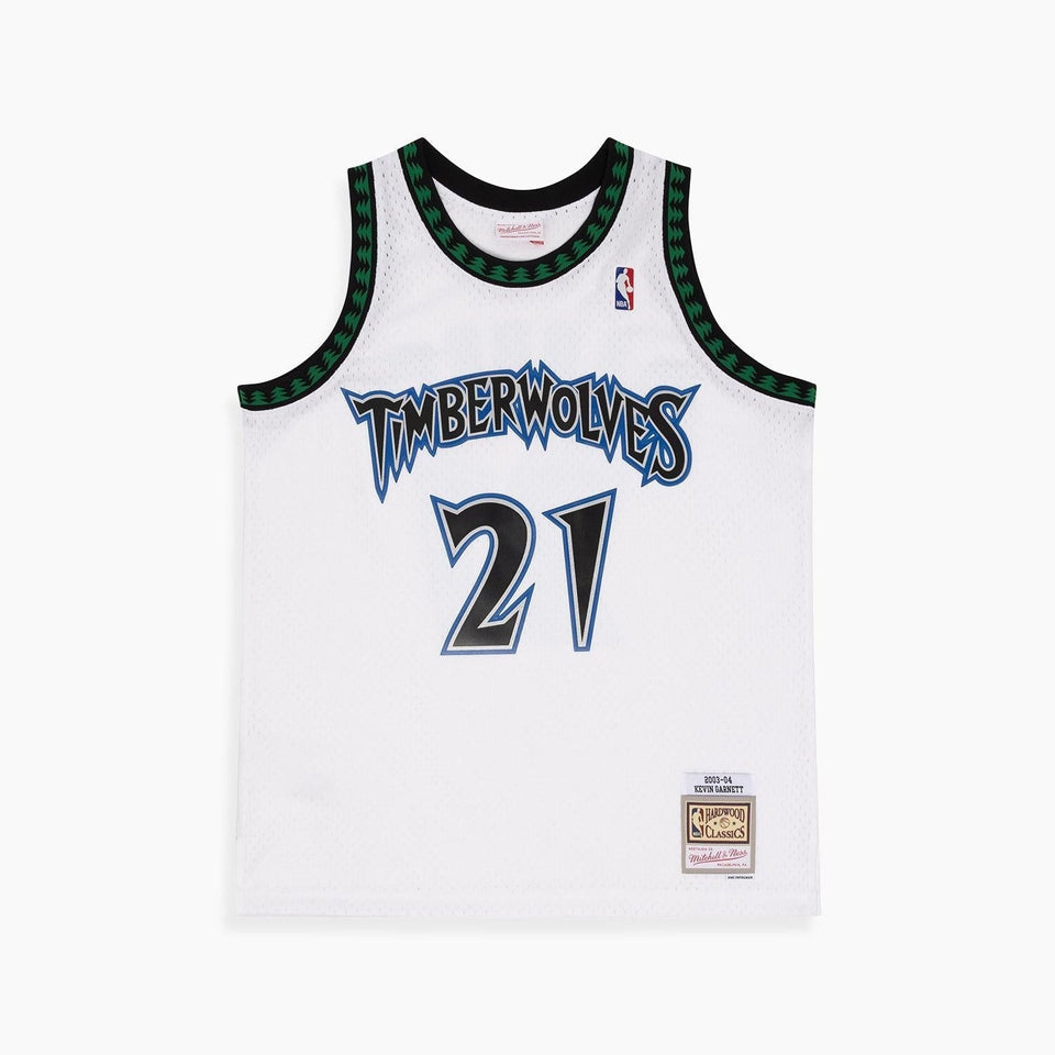 Kevin Garnett Minnesota Timberwolves HWC Throwback Home NBA Swingman Jersey