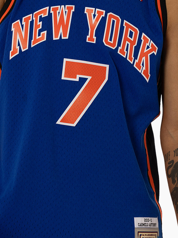 Carmelo Anthony New York Knicks 2010/11 Swingman Throwback NBA Jersey