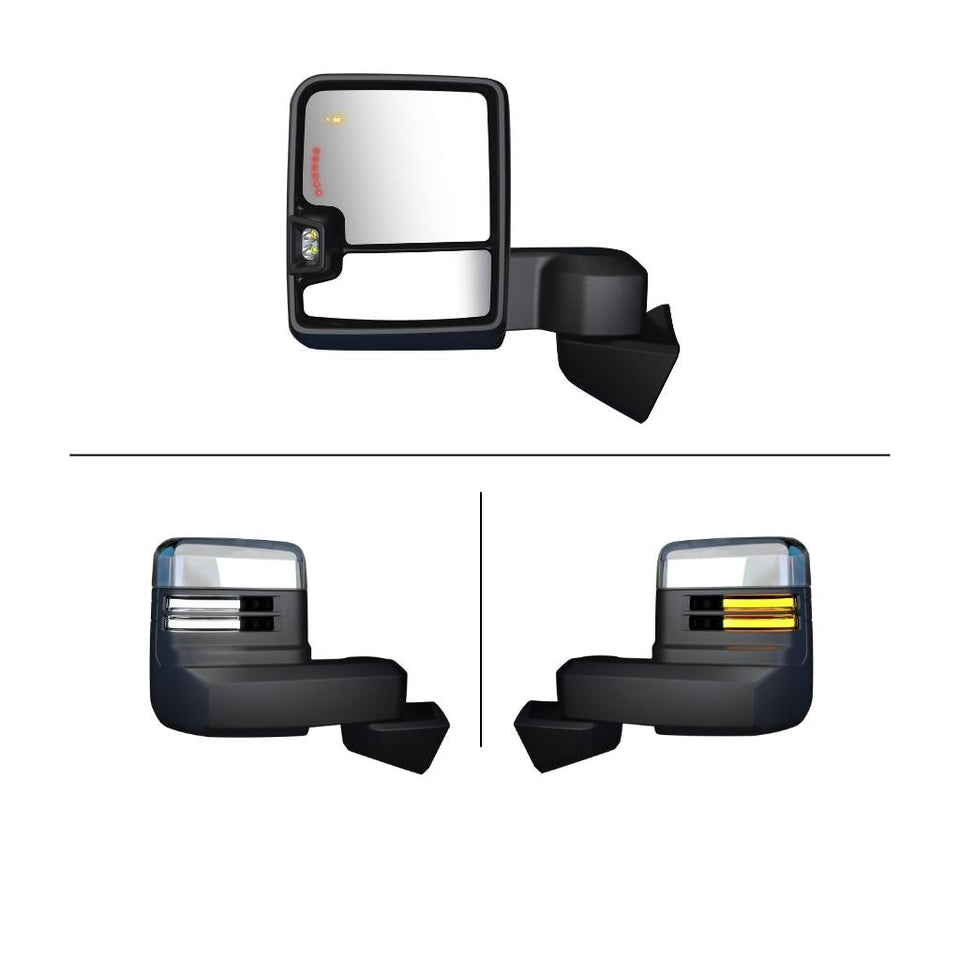 2020-2025 Silverado & Sierra 2500/3500 Tow Mirrors