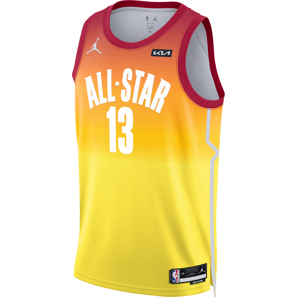 Bam Adebayo Jordan Brand Carmine 2023 All Star Swingman Jersey