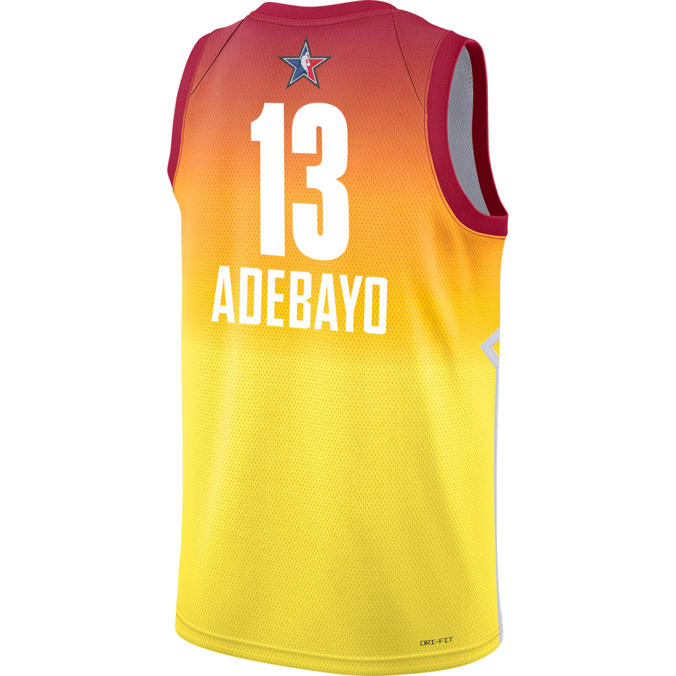 Bam Adebayo Jordan Brand Carmine 2023 All Star Swingman Jersey