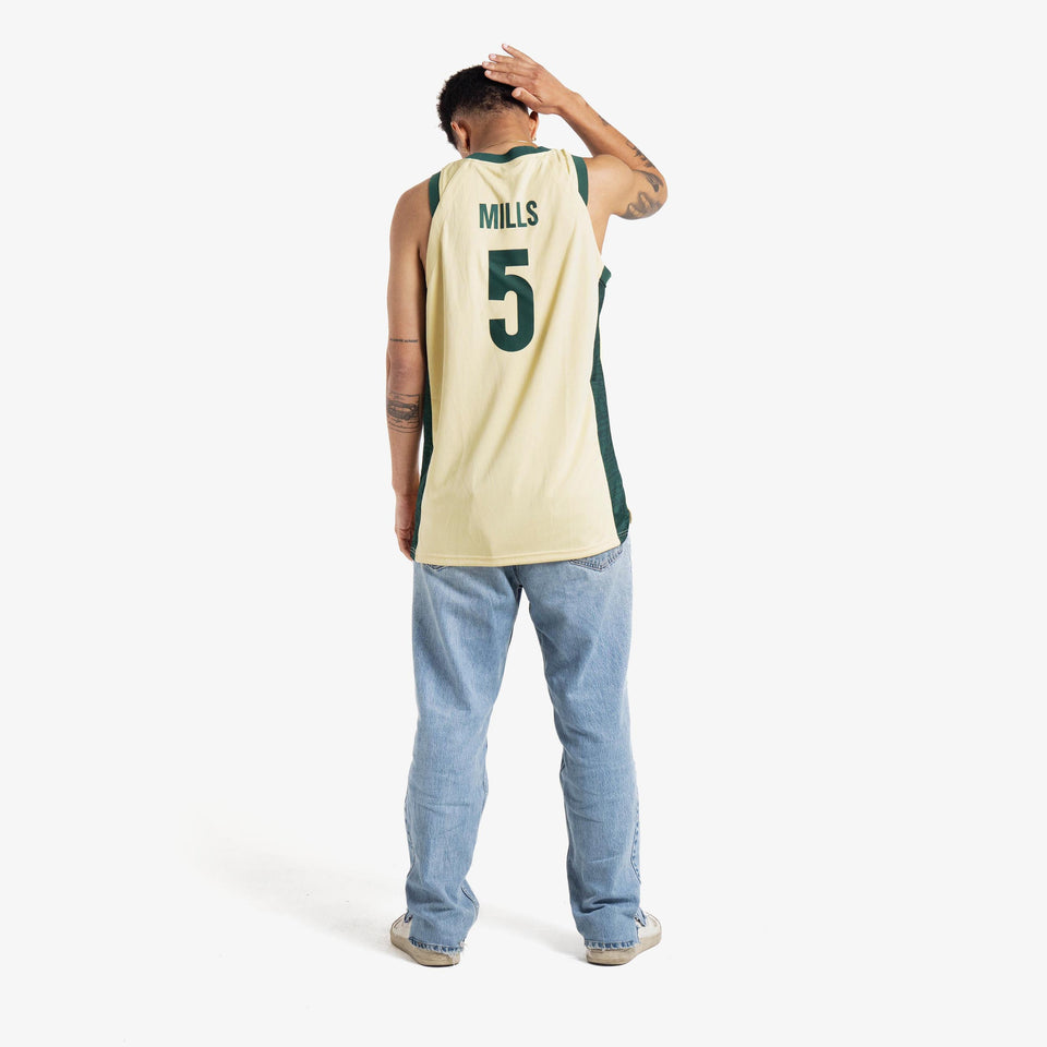 Patty Mills Australian Boomers National Away Yellow Jersey