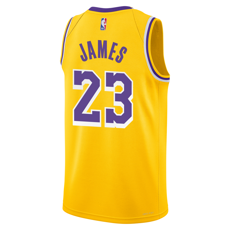Lebron James Los Angeles Lakers 2026 Icon Edition Youth NBA Swingman Jersey