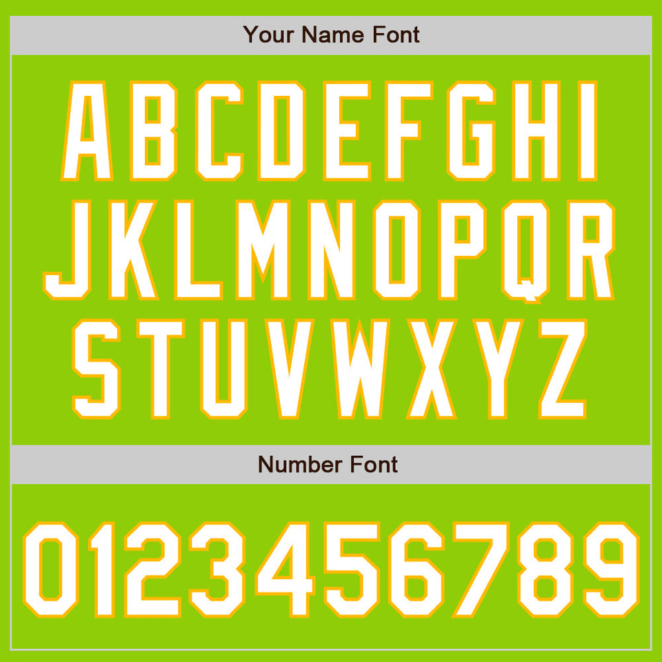 Custom Stitched Neon Green White-Gold Baseball Pullover Sweatshirt Hoodie