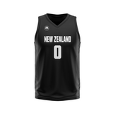 New Zealand Tall Blacks #0 National Black Official Youth Jersey