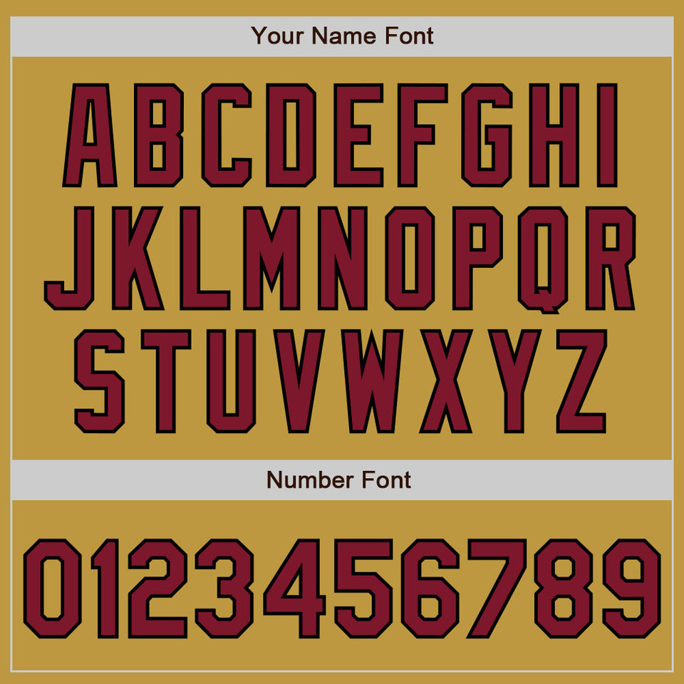 Custom Stitched Old Gold Crimson-Black Baseball Pullover Sweatshirt Hoodie