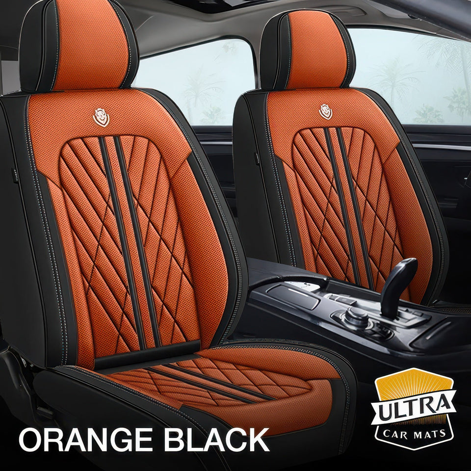 Orange & Black Ultra Car Seat Covers