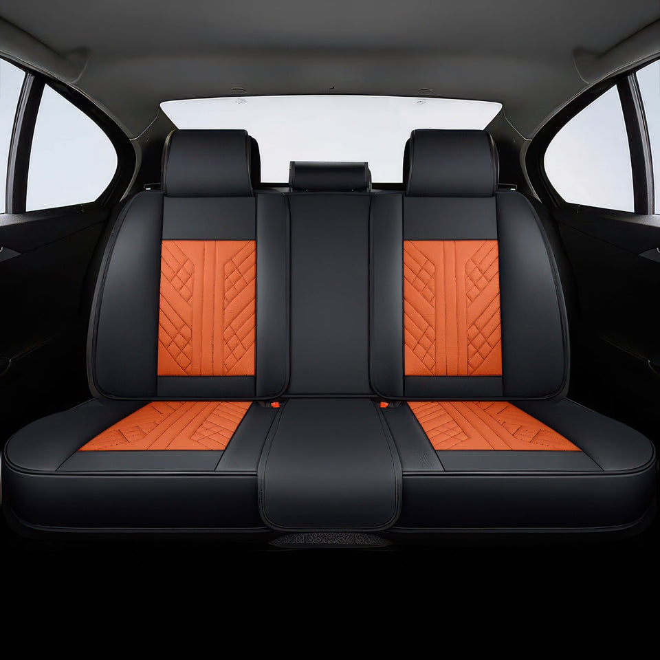 Orange & Black Ultra Car Seat Covers