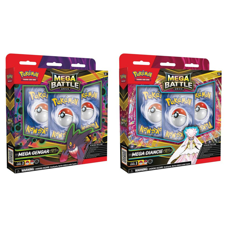 Pokémon TCG: Mega Battle Deck - Mega Gengar ex & Mega Diancie ex