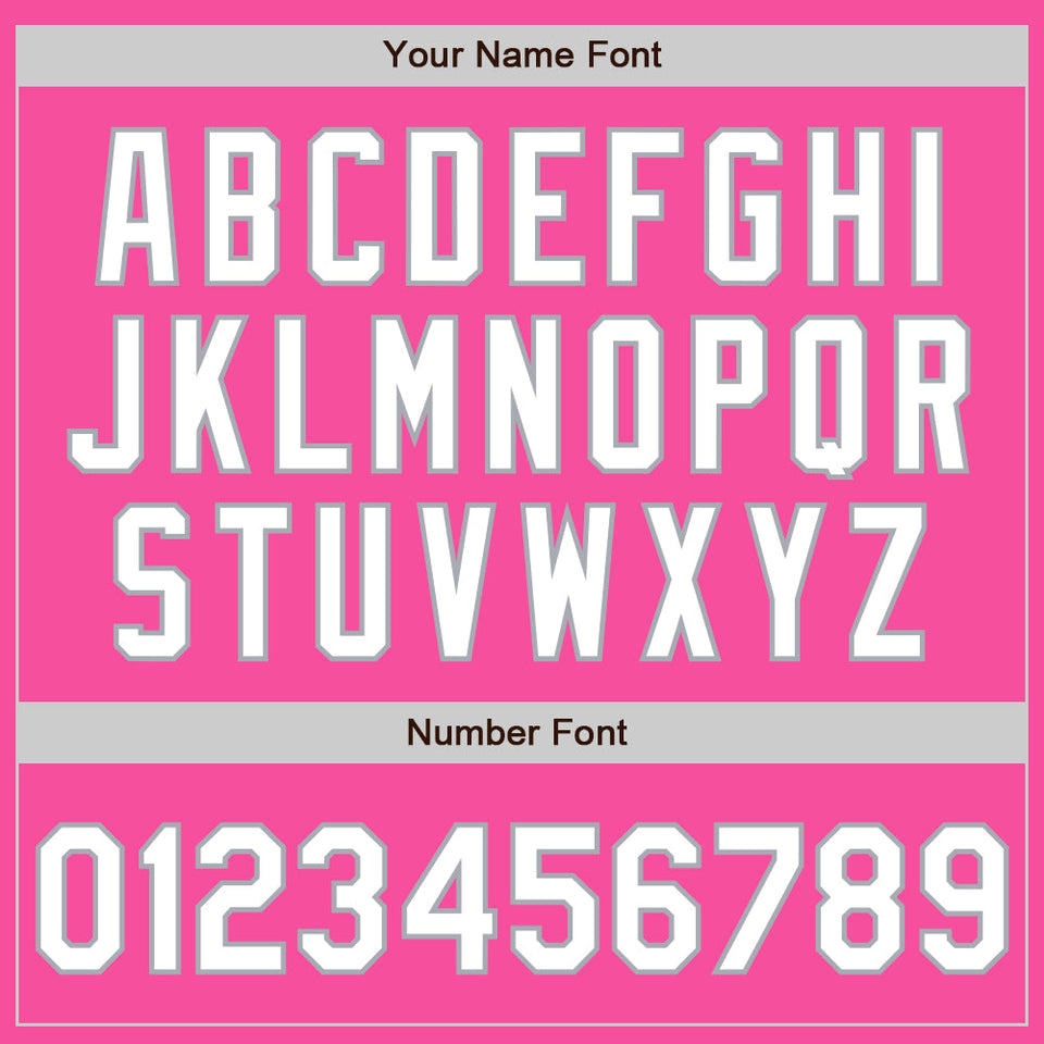 Custom Stitched Pink White-Gray Baseball Pullover Sweatshirt Hoodie