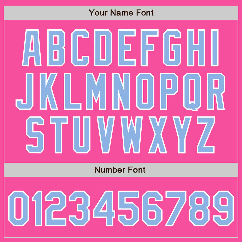 Custom Stitched Pink Light Blue-White Baseball Pullover Sweatshirt Hoodie