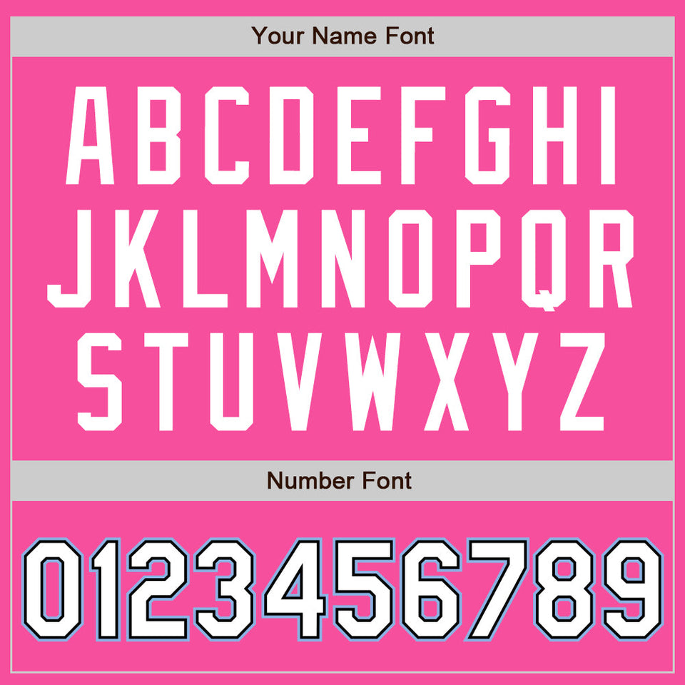 Custom Stitched Pink White Light Blue-Black Baseball Pullover Sweatshirt Hoodie