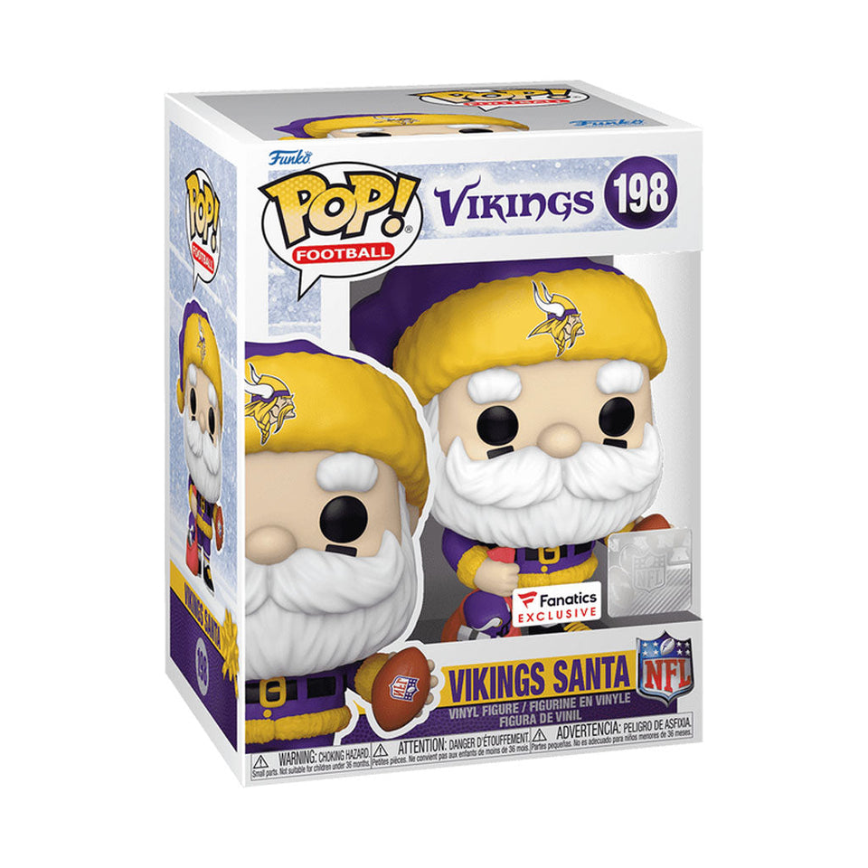 NFL Minnesota Vikings Funko Santa Claus Pop! Vinyl Figure