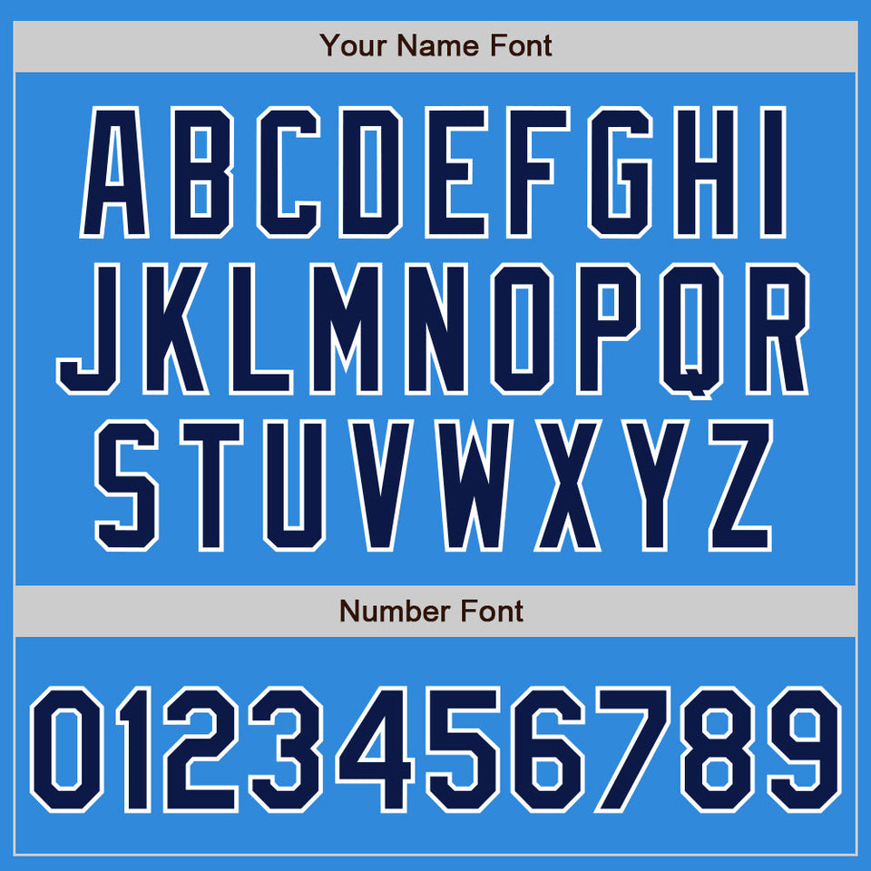 Custom Stitched Powder Blue Navy-White Baseball Pullover Sweatshirt Hoodie