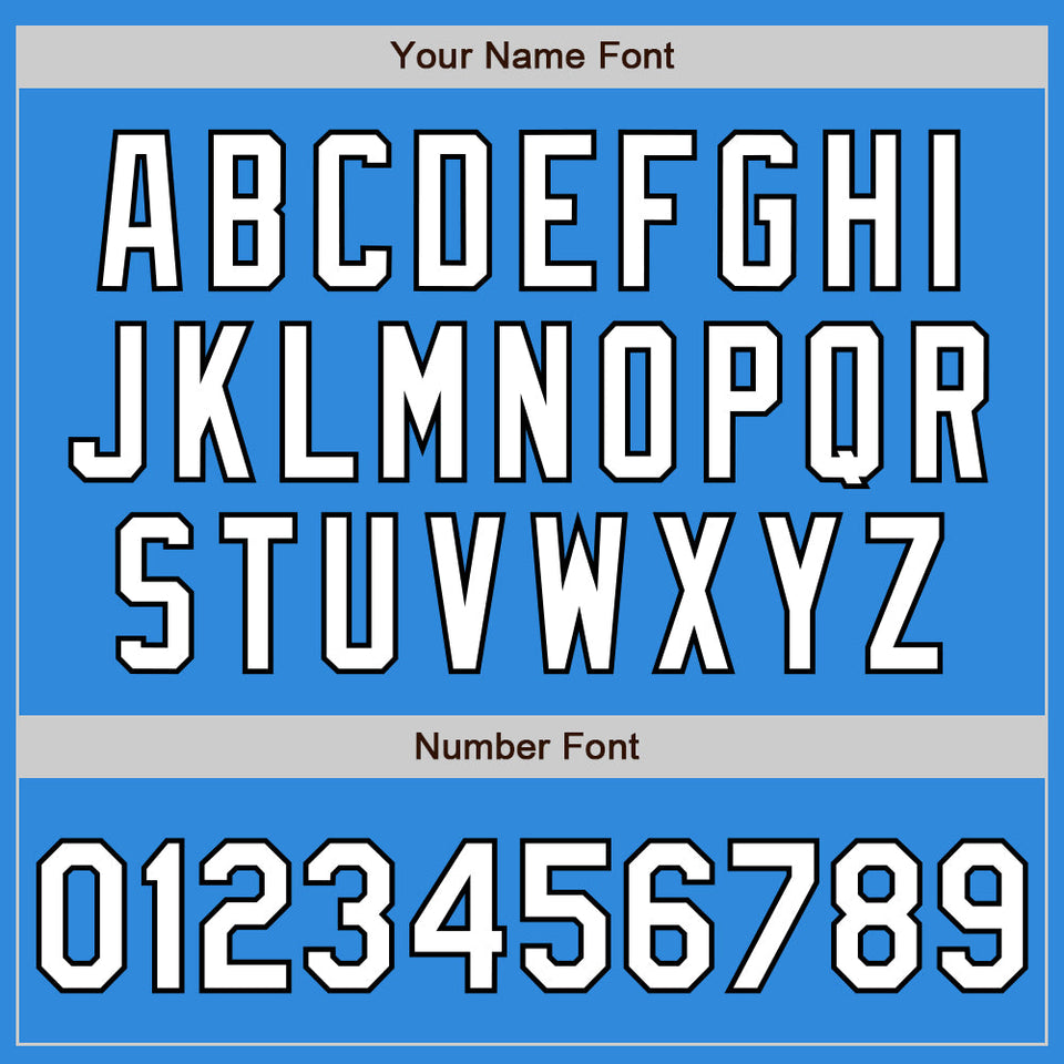 Custom Stitched Powder Blue White-Black Baseball Pullover Sweatshirt Hoodie