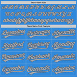 Custom Stitched Powder Blue Gray-Steel Gray Baseball Pullover Sweatshirt Hoodie