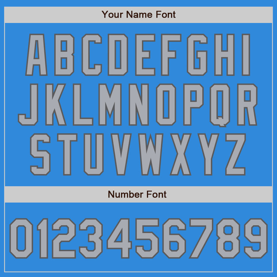 Custom Stitched Powder Blue Gray-Steel Gray Baseball Pullover Sweatshirt Hoodie