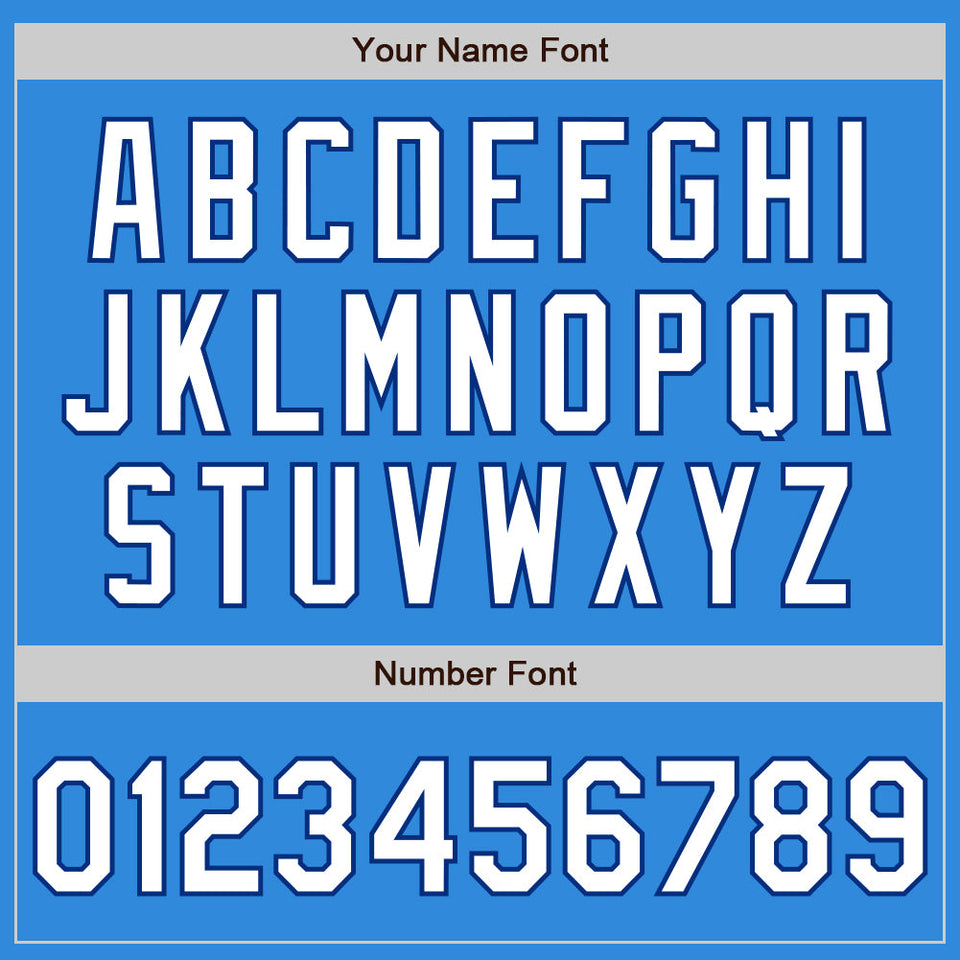 Custom Stitched Powder Blue White-Royal Baseball Pullover Sweatshirt Hoodie