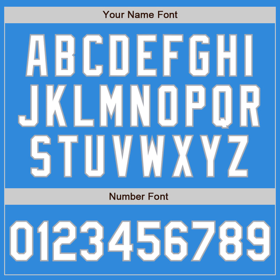 Custom Stitched Powder Blue White-Gray Baseball Pullover Sweatshirt Hoodie